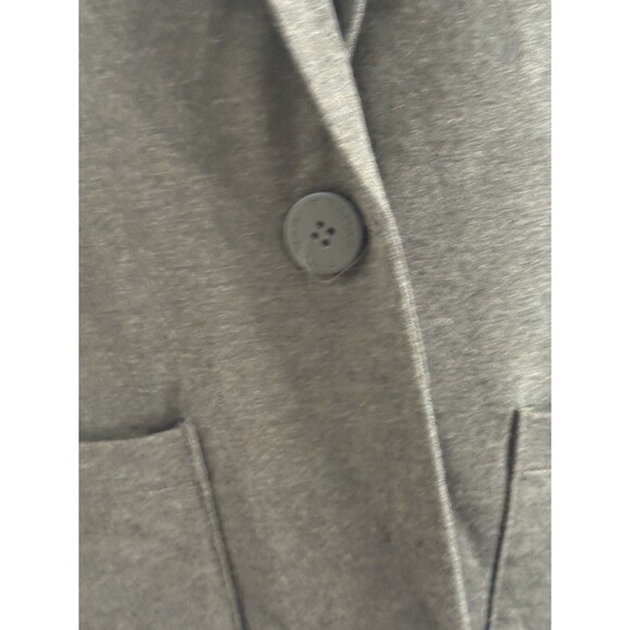 Tahari Women’s Size Medium Green Blazer Modal Ruched Sleeves NWT Comfy Soft - Picture 4 of 16